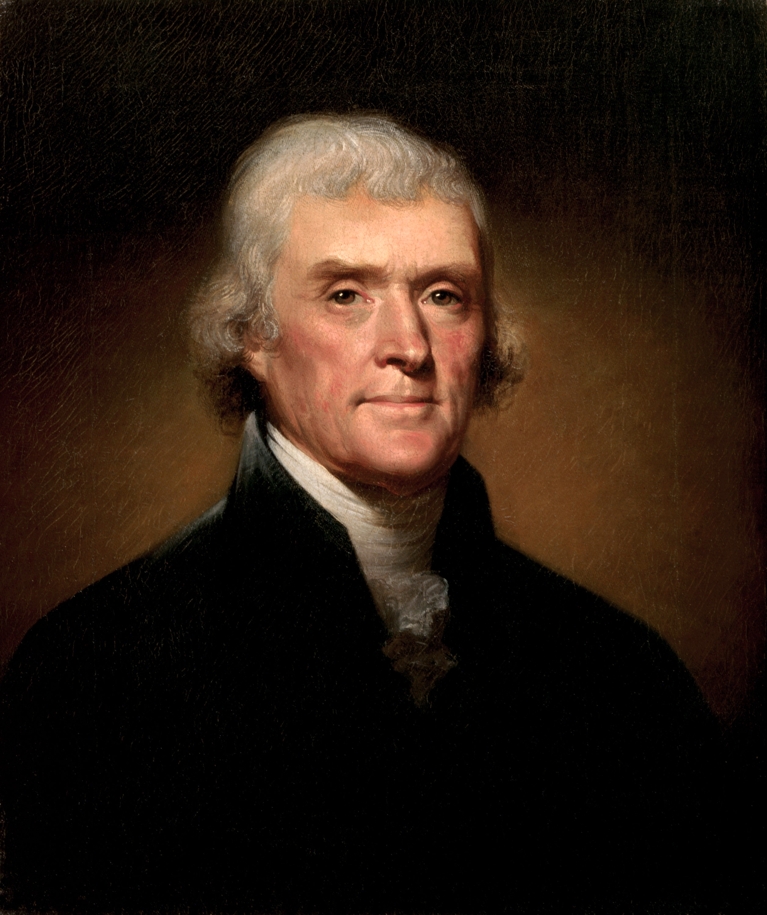 Thomas Jefferson (pictured) was the president during the Louisiana Purchase.