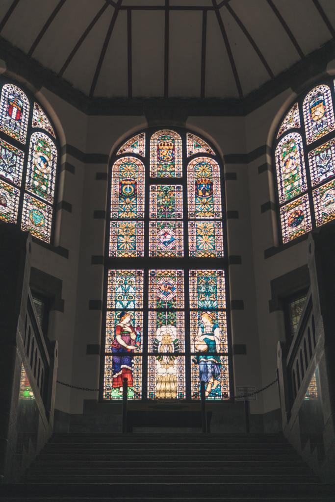 grand stained glass window